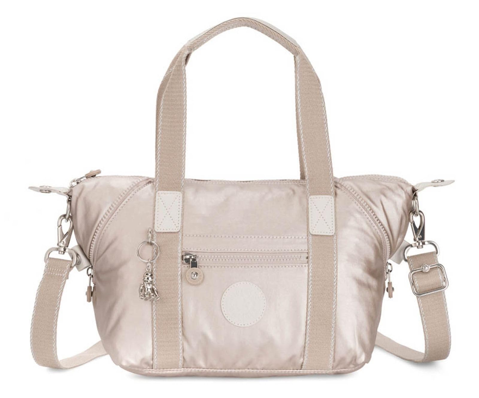 Kipling ART MINI Small handbag, Shoulder Bags, Metallic Glow (Silver)