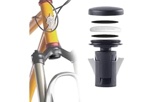 kimairy Bike Mount Hidden Compatible for Air-Tag, Mountain Bike Anti-Theft Protection Holder Waterproof for MTB Bicycle Suspension Fork with Inner Diameter 18-30mm (Air-Tag Not Included)