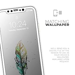 Design Skinz Splatter Watercolor Feather