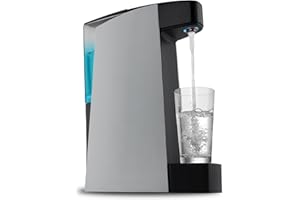 Carbon8 Home Soda Streaming Machine, Countertop Water Mineralizer, Filtration & Purification System, Sparkling Seltzer Water Maker, Screw-In CO2 Carbonator, Bottleless Dispenser
