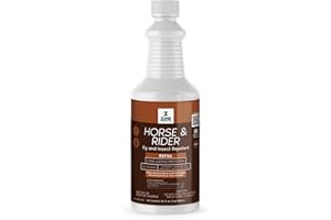 Zone Protects Horse & Rider Fly/Insect Repellent 32oz Refill; Picaridin Based, Light Fresh Scent, Masks Horse Hide; 12-Hr Pro