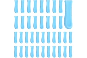 Koceci 150 Pcs Ear Wax Removal Replacement Tips, Silicone Ear Camera Replacement Tips, Soft Reusable Covers for Earwax Remova