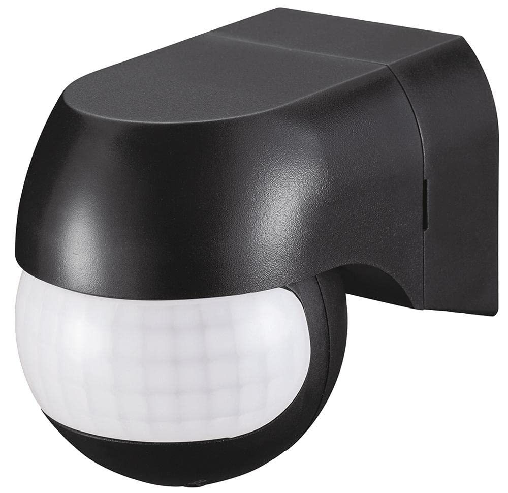 PRO ELEC PELL0045 Wall Mounted PIR Sensor, IP44, Black
