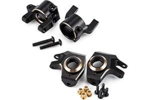 AMK SCX10 II Brass Weights C Hub 30g Caster Blocks 96g Steering Knuckles for Front Axle for 1/10 RC Crawler AR44 Axial SCX10 Upgrades