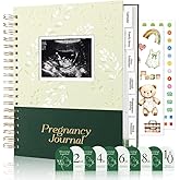 Molekaus Pregnancy Journal for First Time Moms: 146 Pages Hardcover Pregnancy Memory Book - Ultrasound Baby Scrapbook - Pregnancy Journals to Capture Every Milestone - Mom To Be Gift
