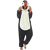 Très Chic Mailanda Sherpa Unisex Adult Animal Onesies Cosplay Pajamas Sleepwear Halloween Costume