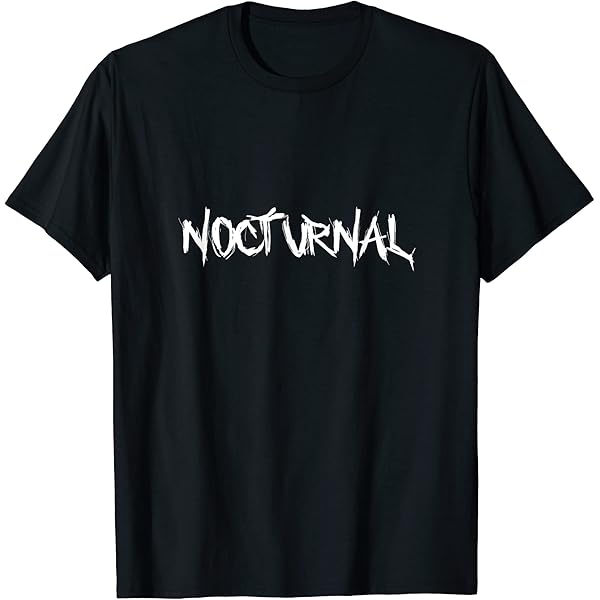 Amazon.com: Nocturnal T-Shirt : Clothing, Shoes & Jewelry