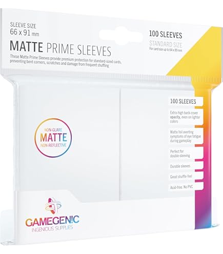 Amazon.com: Matte Board Game Sleeves | Pack of 90 Matte Sleeves | 81 by 122  mm Card Sleeves Optimized for Use with Dixit and Mysterium | Premium Card  Protection | FFG Sand