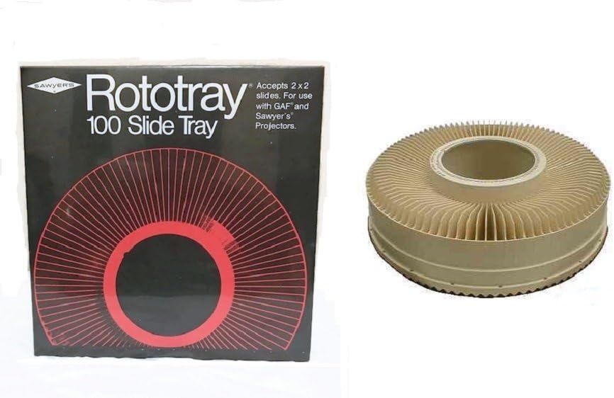 GAF Sawyer's Rototray Original Slide Tray : Slide Projectors : Camera & Photo