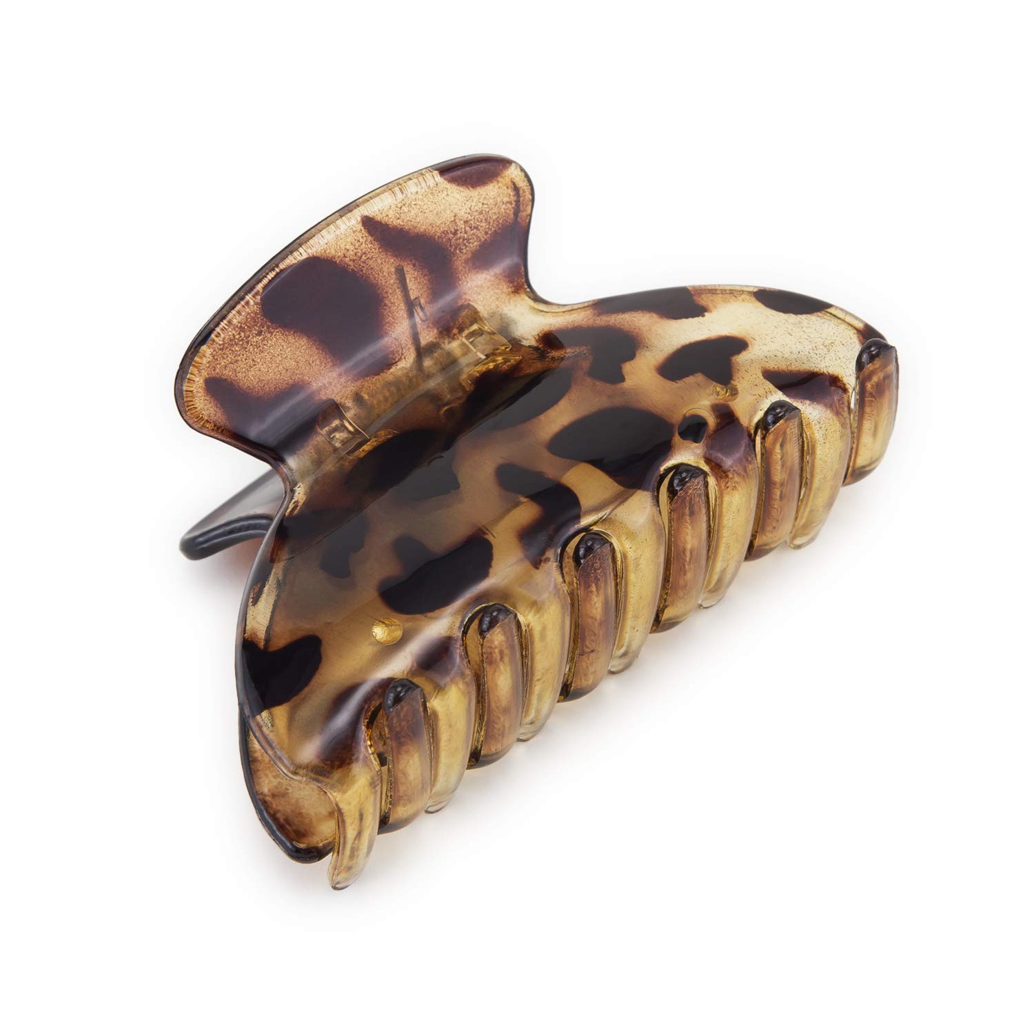 Boobeen 2 Pack Hair Claw - Leopard print Large Hair Claw - Clips Hair Catch Barrette Jaw Clamp for Women - Fashion Accessories for Women Girls (Q2-Leopard) : Beauty
