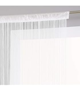 Rideau Fil Gris 90x200cm Amazonfr Cuisine Maison