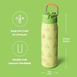 BOTTLE BOTTLE 24 oz Stainless Steel Insulated Water Bottle with Storage view 6