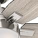 Hunter Fan 46 inch Contemporary Ceiling Fan with LED Light Kit, Brushed Nickel (Renewed)