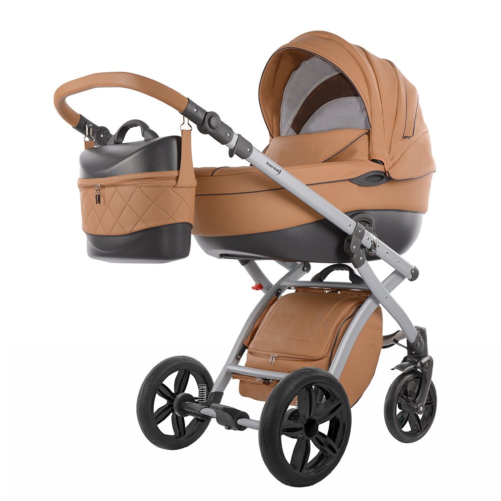 knorr-baby 2580-4 Kombi Kinderwagen Alive Pure, camel