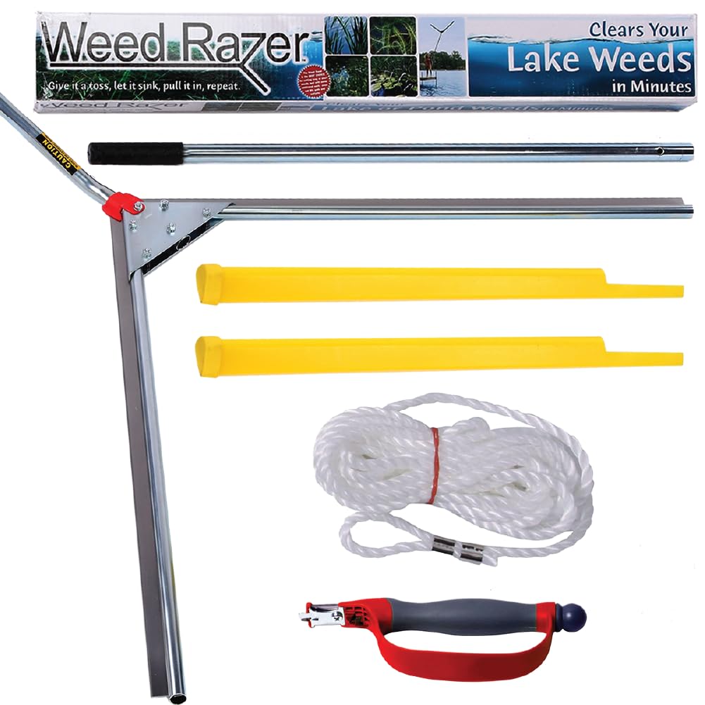 Jenlis Weed Razer - Aquatic Weed & Grass Cutter for Lakes, Ponds & Beaches