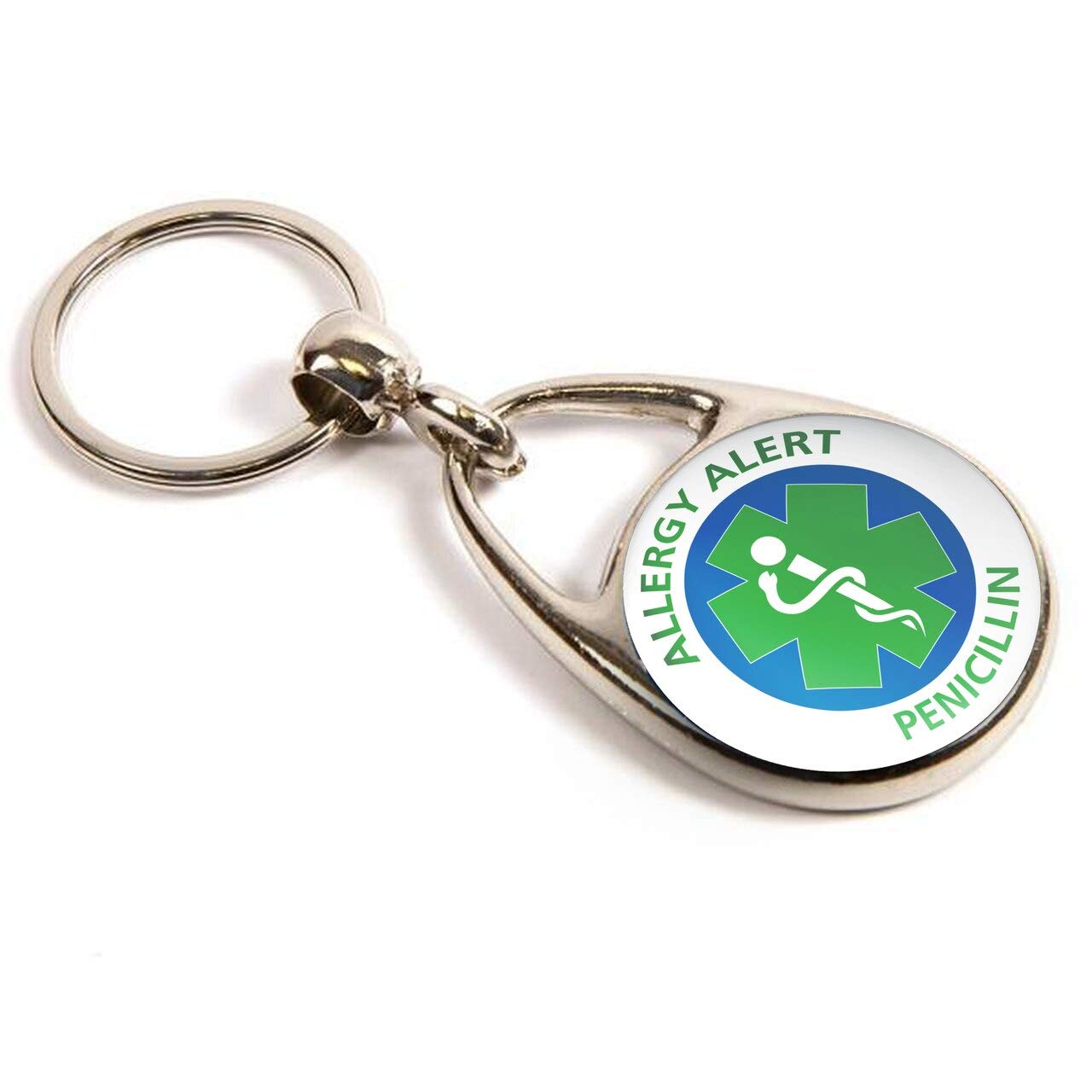 Badge Centre Penicillin Allergy Alert Keyring
