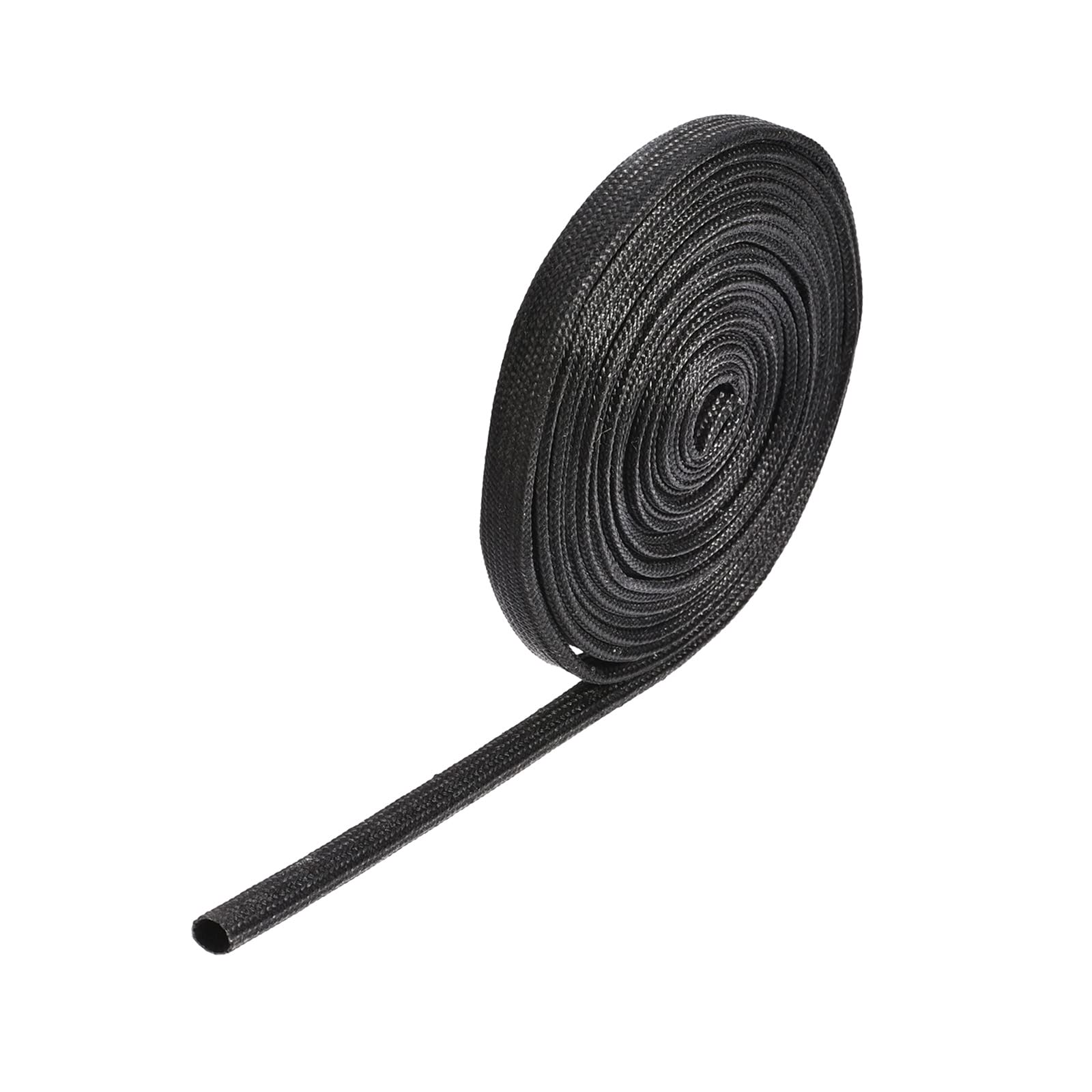 Rebower Fiberglass Sleeve Insulated Cable Protection Tube - 33Ft-5mm / Black