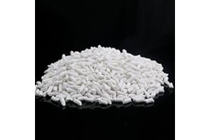 YHAspace 2LB Rock Tumbling Ceramic Filler Media,Rock Tumbler Media,Non-Abrasive Ceramic Pellets for All Type Tumblers (2LBS-1/8 X1/4")