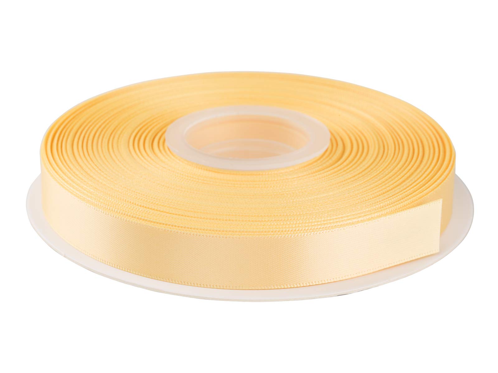 AVANAVA 16mm Wide Double Face Satin Ribbon - 45 Meters (614-Chamois)