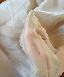 Warm Home Designs Pair of Short Brown Taupe Sheer
