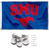 College Flags & Banners Co. Southern Methodist Mustangs Banner and Tapestry Wall Tack Pads