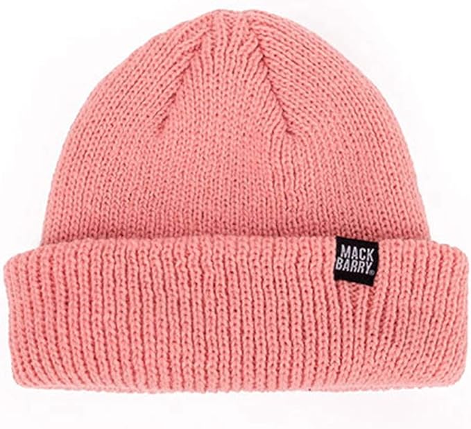 Amazon Mack Barry Cozy Short Beaine 韓流アイドル着用で話題のキャップブランド ニット帽 ニットキャップ メンズ レディース 国内正規品 ピンク ニット 通販