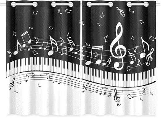 Amazon Com Interestprint Musical Home Kitchen Decor Black And