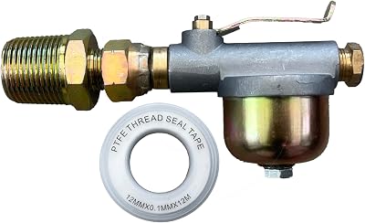 PlumbEZ Heating Oil Tank Filter with Isolation Valve 52µm Kit