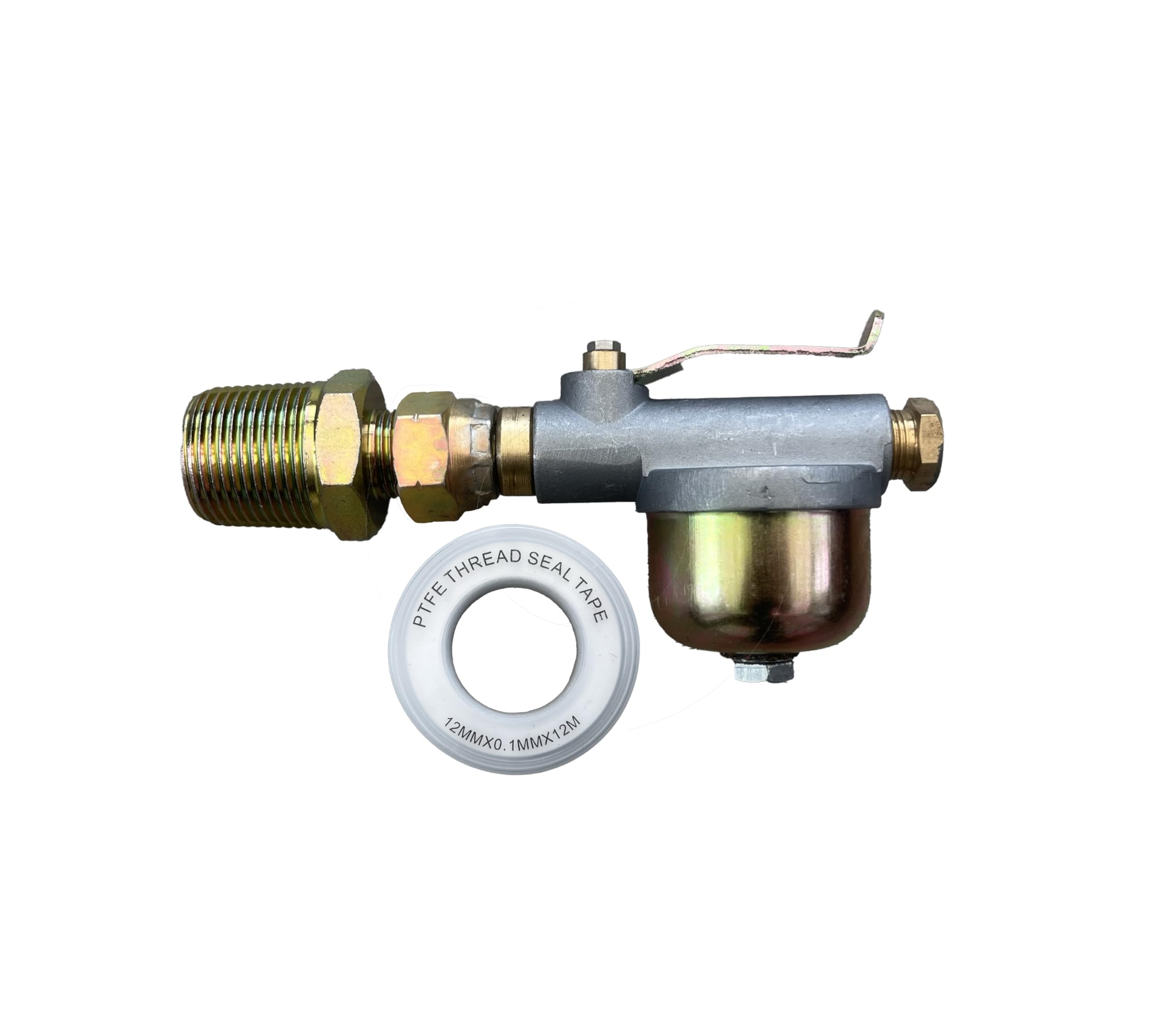 Heating Oil Tank Filter with Isolation Valve - Oil Filter, Heating Oil Filter, Kerosene Heating Oil Tank Filter Valve for Efficient Fuel Filtration