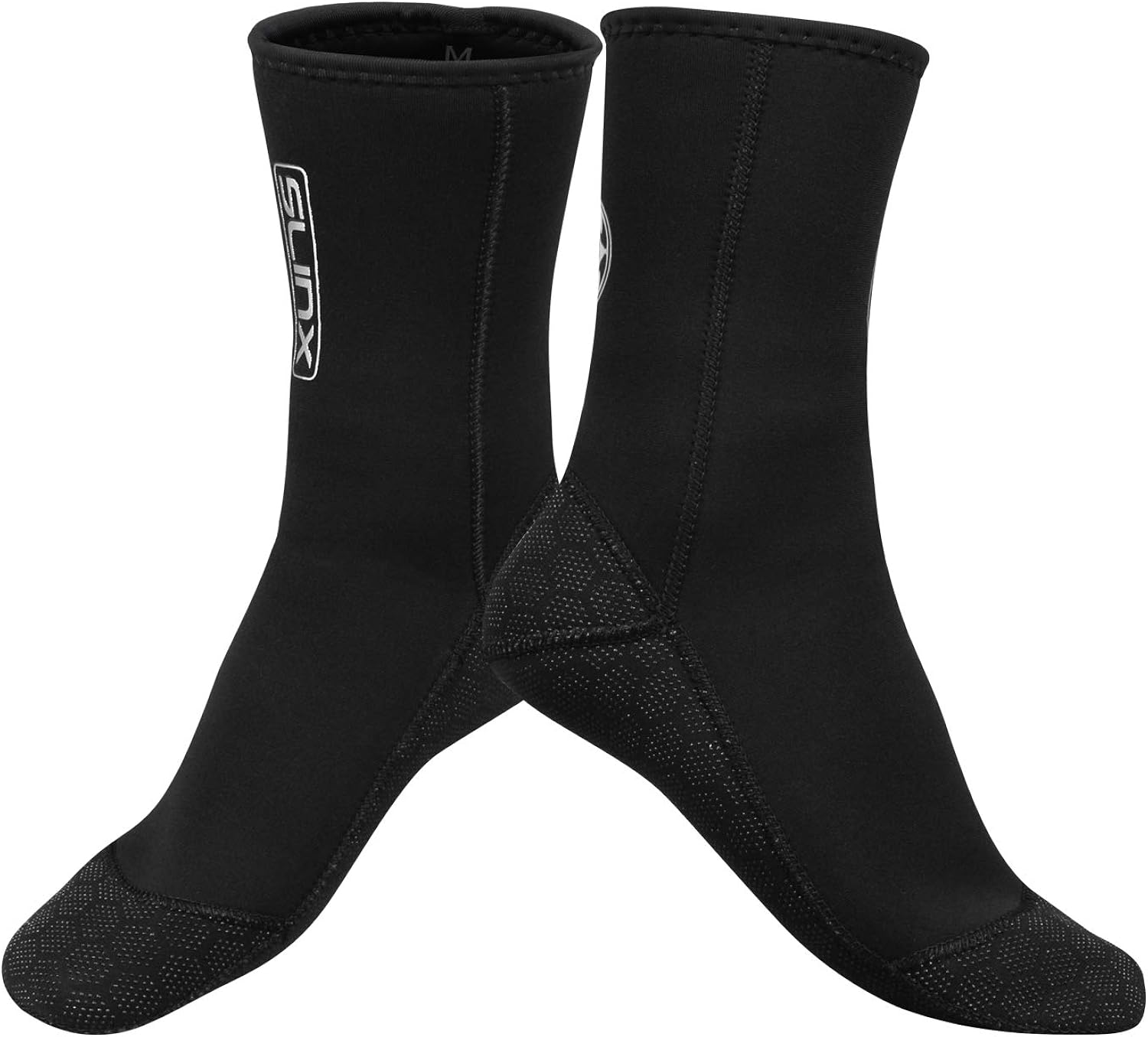 QKURT Neoprene Socks, 3mm Wetsuit Socks for Men Women, Antislip Diving
