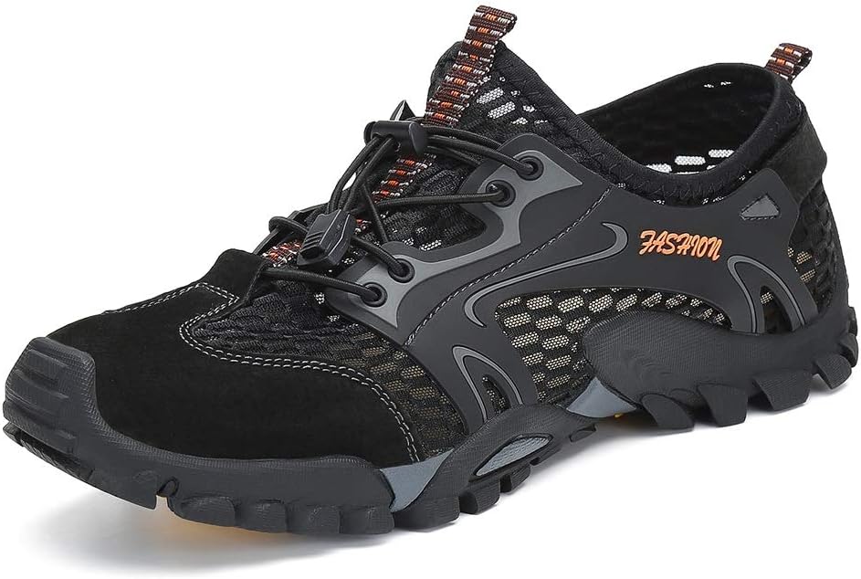 FLARUT Men Sandals Hiking Sandals Trainer Outdoor Sport Trekking Walking Shoes Water Aqua Sneaker Mesh Upper Summer…