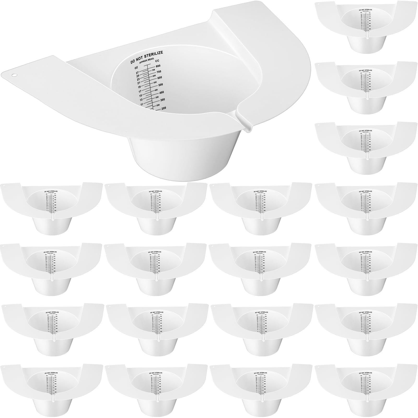 TrelaCo 25 Pcs Urine Hats for Toilets Stool Sample
