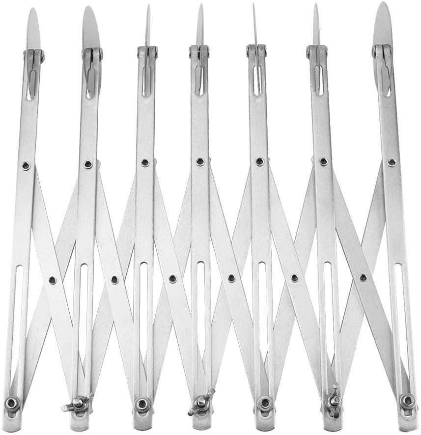 Folding Stainless Steel Pizza Roller Cutter Wheel Pastry Kitchen Bakery Tool