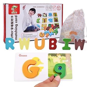 Amazoncom Graceon 26alphabet Letters Card Cognition -