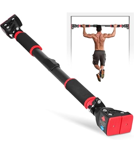 Home Gym Pull Up Doorway Adjustable Chin Up Bar No Screw With