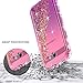 Galaxy J7 Prime Case, J7 Sky Pro /J7 V /J7 Perx/Galaxy Halo w/[Tempered Glass Screen Protector], NageBee Glitter Liquid Quicksand Sparkle Shockproof Cute Case for Samsung Galaxy J7 2017 -Pink/Purple