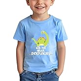Toddler Dinosaur Shirts for Boys Gifts Little Kids Girls Dino Shirt Cartoon Graphic Tees T-Shirt Short Sleeve Clothes 2-8T