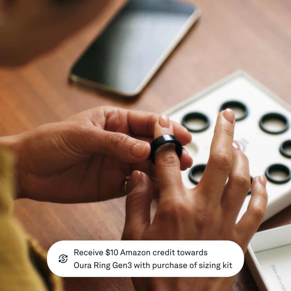 Oura Ring Gen3 Sizing Kit - Size Before You Buy The Oura Ring Gen3 - Unique Sizing, Not Standard US Ring Sizes - Receive Credit for Purchase