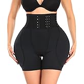 POP CLOSETS Hip Pads for Women Shapewear with Wrap Belt Hip Dip Pads Enhancer Butt Lifter Tummy Control Panties