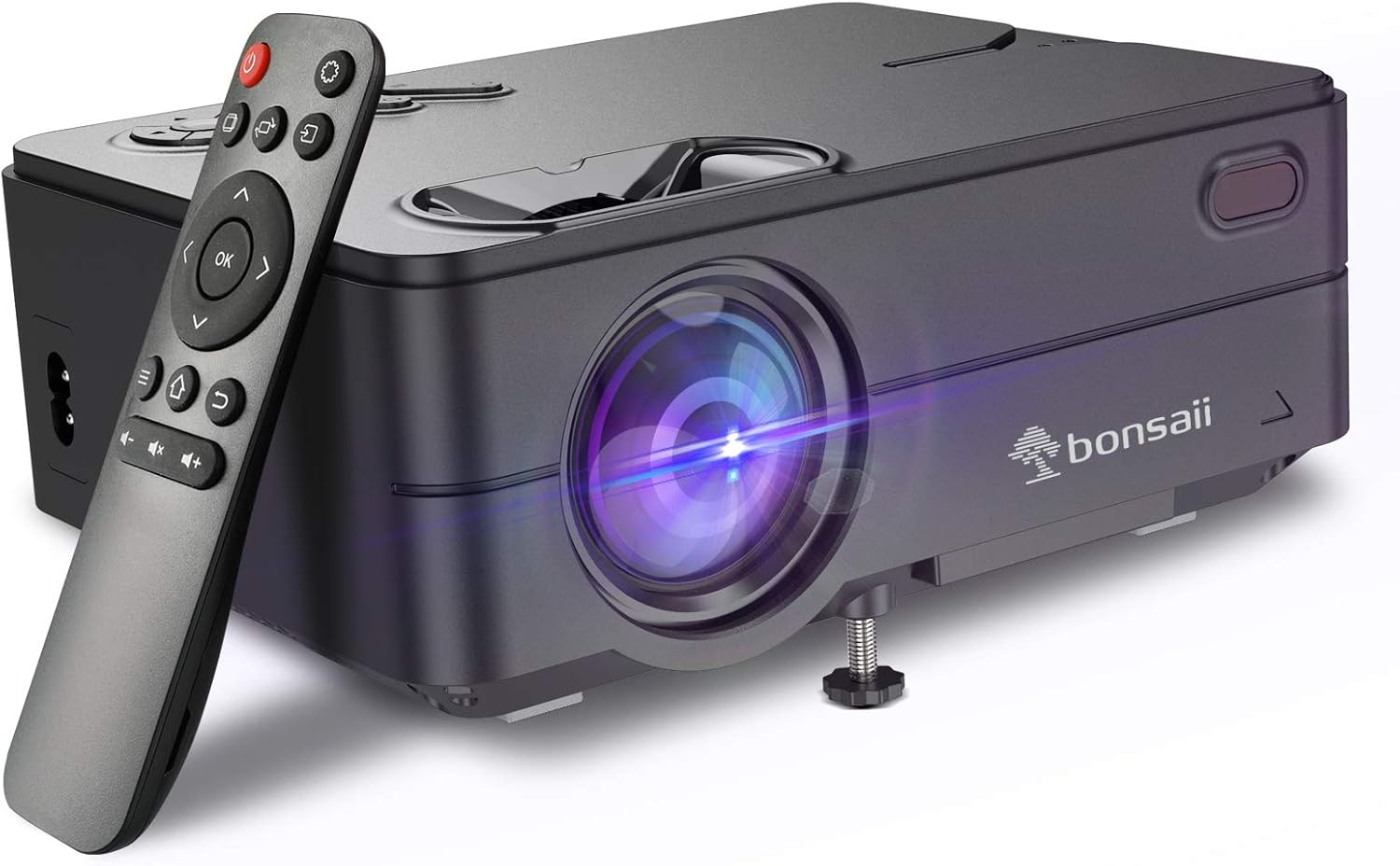 Mini Video Projector, Portable Outdoor Movie Projector 1080P Supported