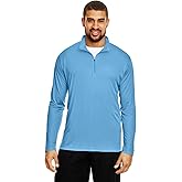 Team 365 Men's Zone Performance Quarter-Zip XL SPORT LIGHT BLUE