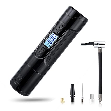 CamGo Auto-Luftpumpe elektrischer Kompressor tragbarer Reifenfüller schnurloser wiederaufladbarer Luftverdichter mit LED-Lich