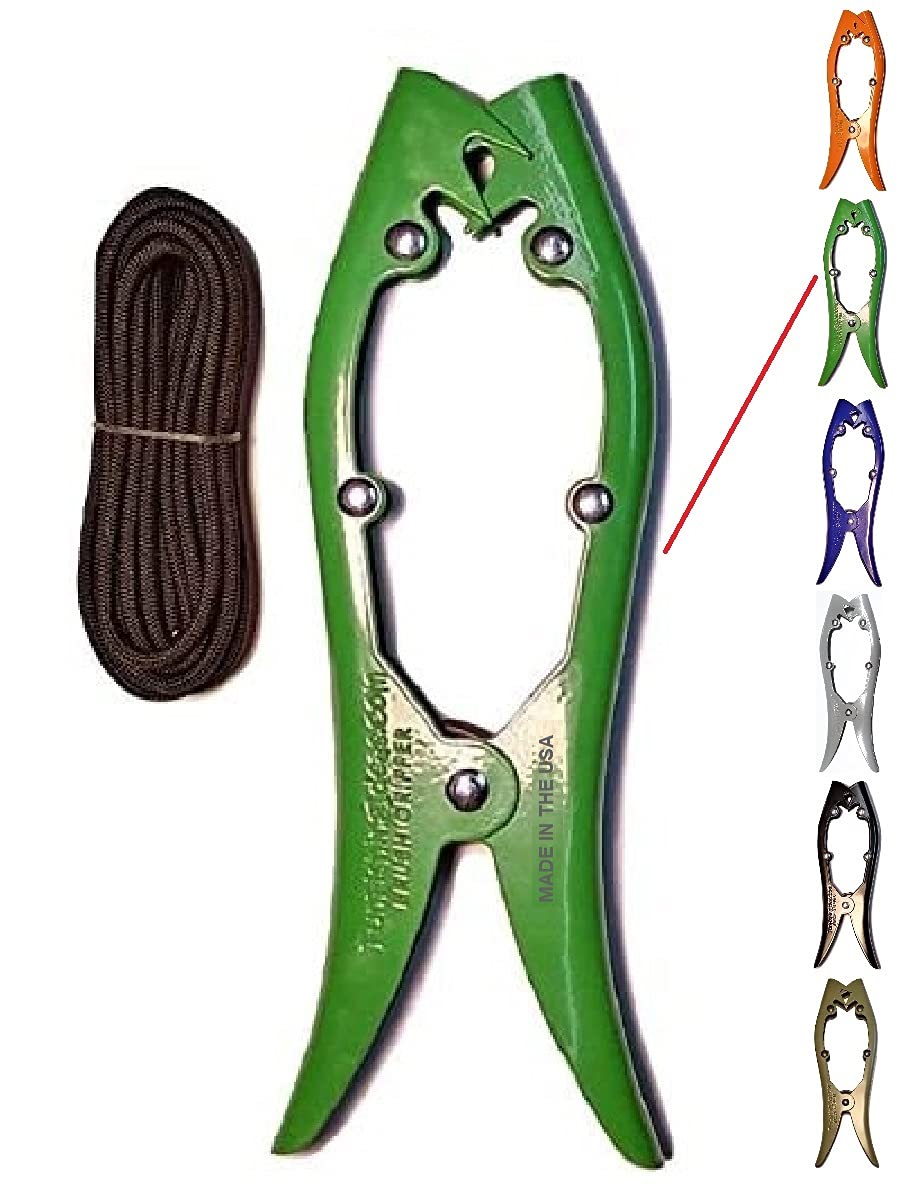 The Original Brush Gripper Made in The USA. Securely Anchor Your Kayak, Canoe or Boats up to 22 feet in Seconds. The Harder You Pull The Tighter It Grips (Green)