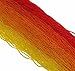 Fire Mix Transparent Yellow Orange Red Czech 11/0 Glass Seed Beads 5 Full Hanks Preciosa