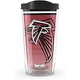 Tervis NFL Atlanta Falcons - Forever Fan Made in USA Double Walled Insulated Tumbler Travel Cup Keeps Drinks Cold & Hot, 16oz, Classic