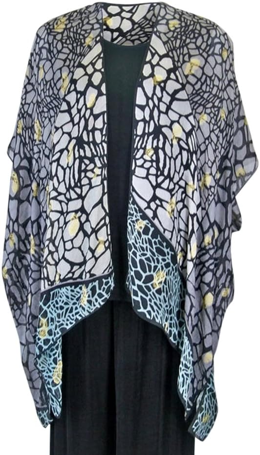 Women's Butterfly Wing Silk Long Kimono Jacket Oversized One Size Plus
