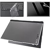yiodelu 4-in-1 Protective Laptop Case for 2024 Legion Pro 5 16IRX9/16ARX8/16IRX8 Frosted Transparent Hard Shell+Screen Film+Keyboard Cover for Legion Pro 5i Gen 9