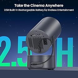 WISHOLY Projector with WiFi and Bluetooth, Mini