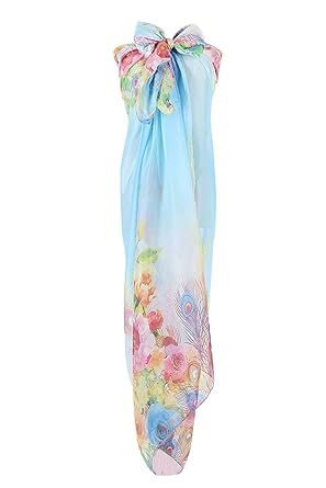 PB-SOAR XXL Damen Sarong Pareo Strandtuch Wickelrock Wickeltuch Schal Halstuch Multifunktion, Weich und Leicht