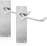 XFORT Chrome Elegance Range 6" Victorian Lever Latch Handles Pair view 7